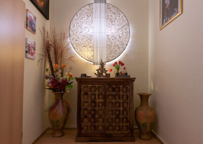 Eingangsbereich des Thai-Massage-Studios in Berlin Lichtenberg